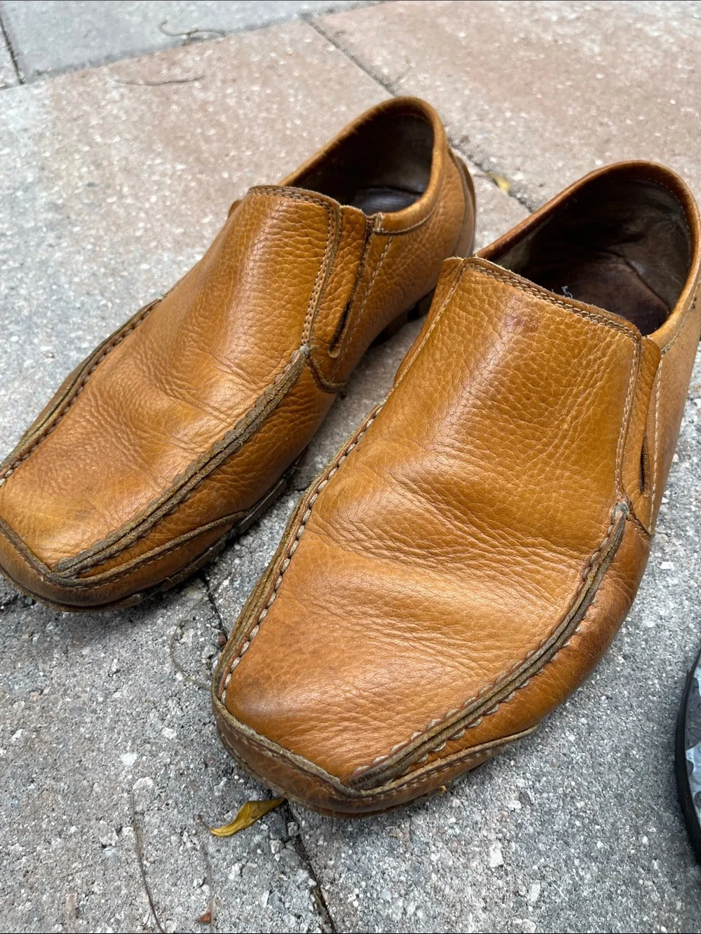 GBX Leather Slip-On Loafers and Sandals Combo